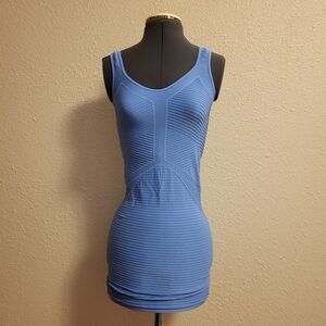 bebe Blue Knit Mini Bodycon Dress Size P/S - P/P